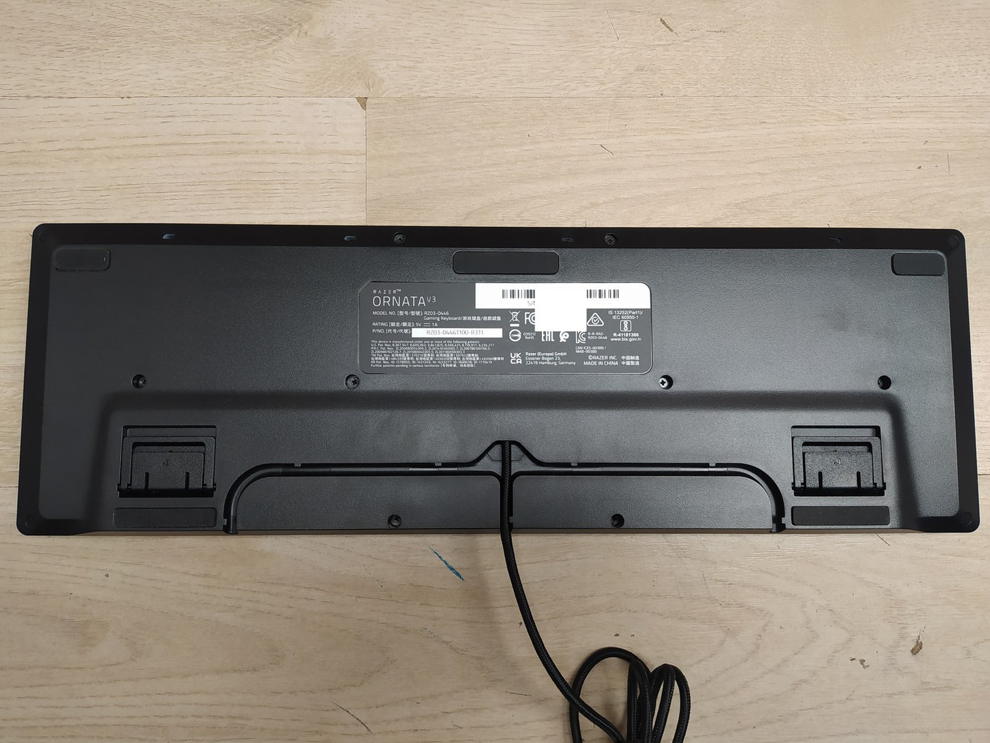 Razer Ornata V3 Gaming-Tastatur mit niedrigem Profil,  ES-Design, I36700