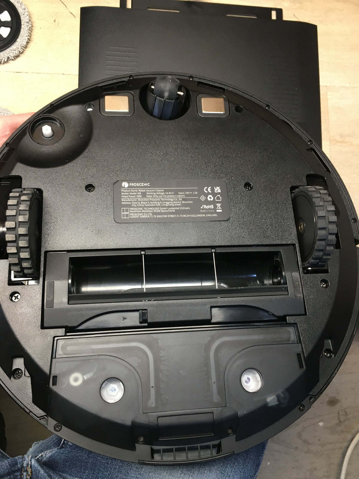 Proscenic M9 Saugroboter mit Wischfunktion, Absaugstation, I35800