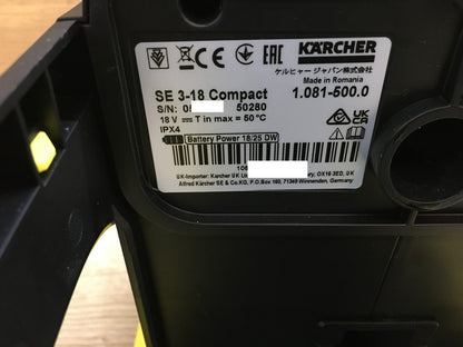 KÄRCHER SE 3-18 Compact Akku-Waschsauger Solo (1.081-500.0), I40002