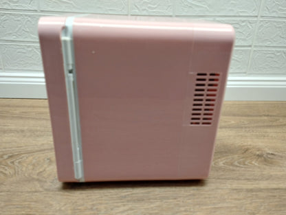 Olvy KCB04NC Mini Kühlschrank 4 L Kosmetik Kühlbox Spiegeltür rosa 12V/230V