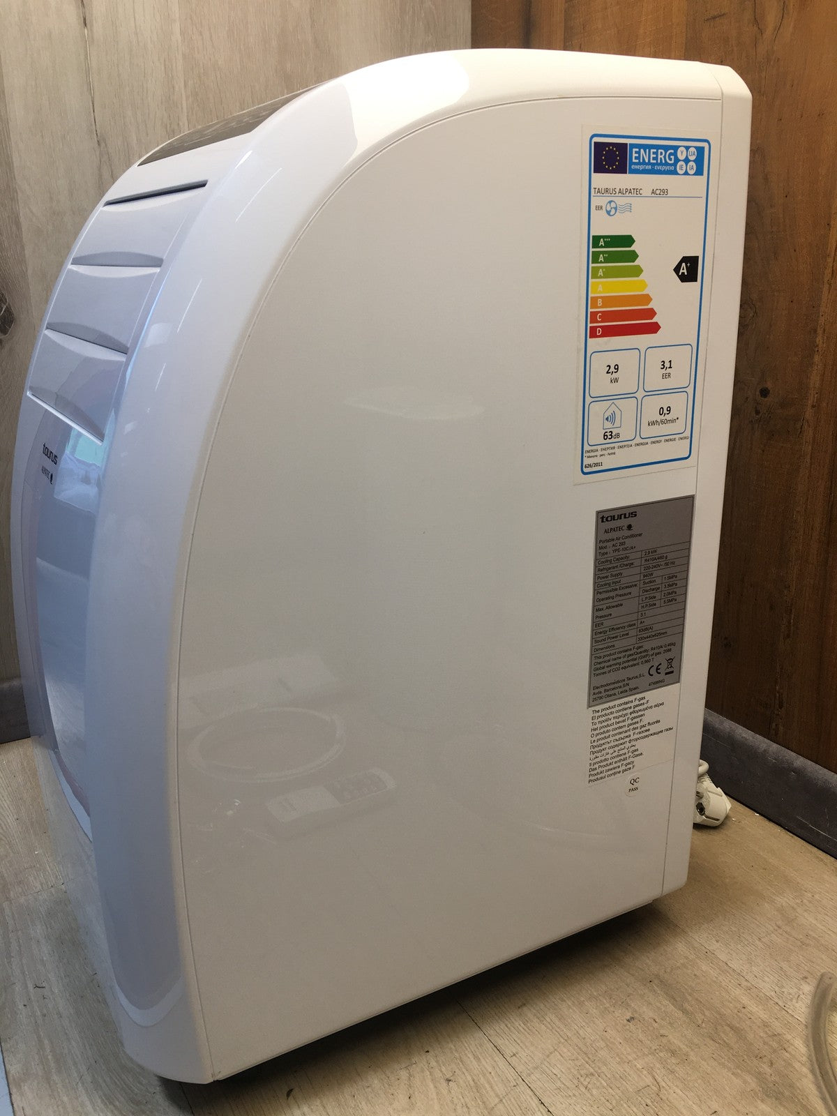 Alpatec Taurus AC 293 Mobile Klimaanlage Fernbedienung 2,9 kW EEK: A+ I39004