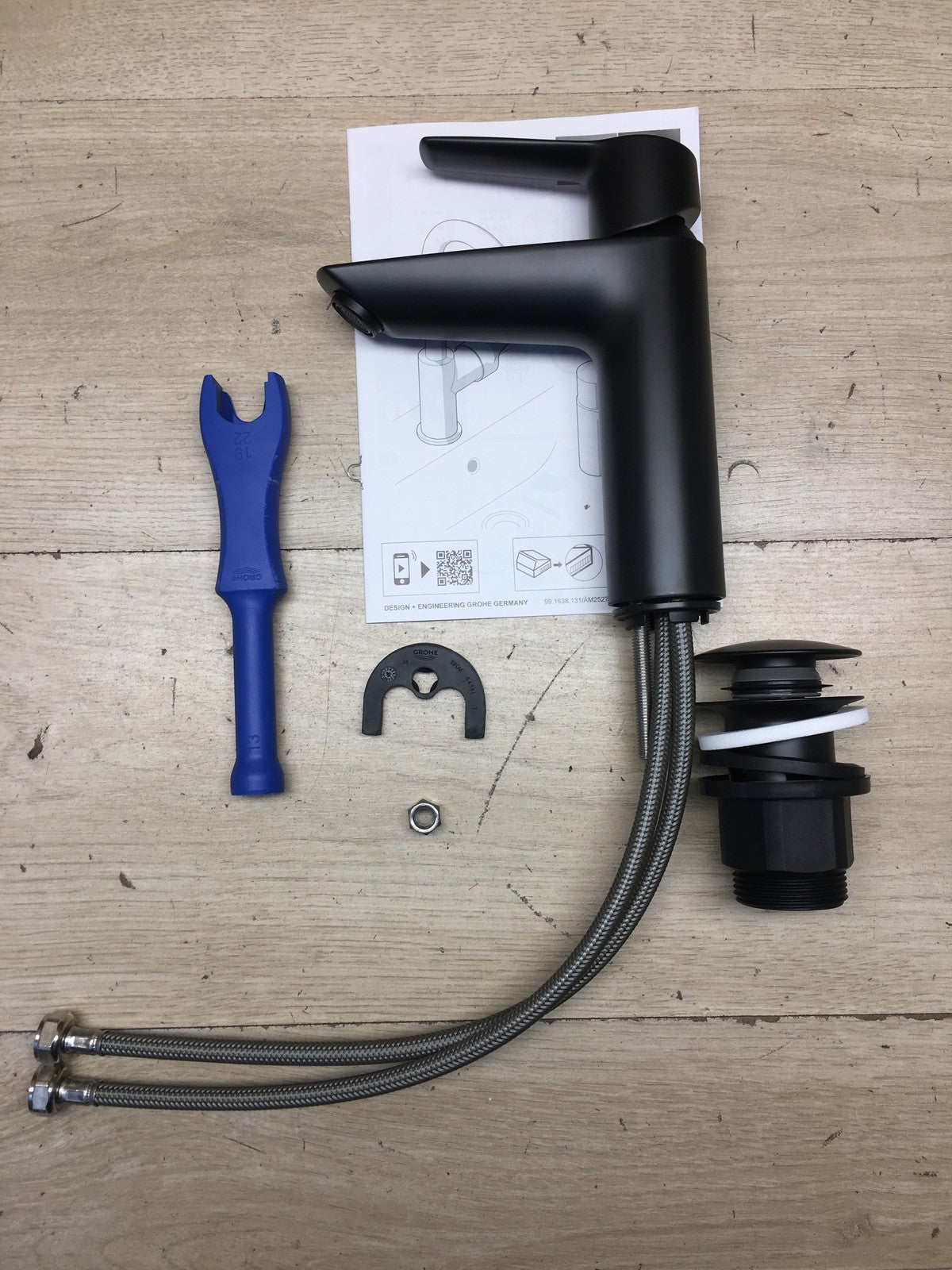 GROHE Start Waschtischarmatur 235752432, wassersparend, Wasserhahn, I40796