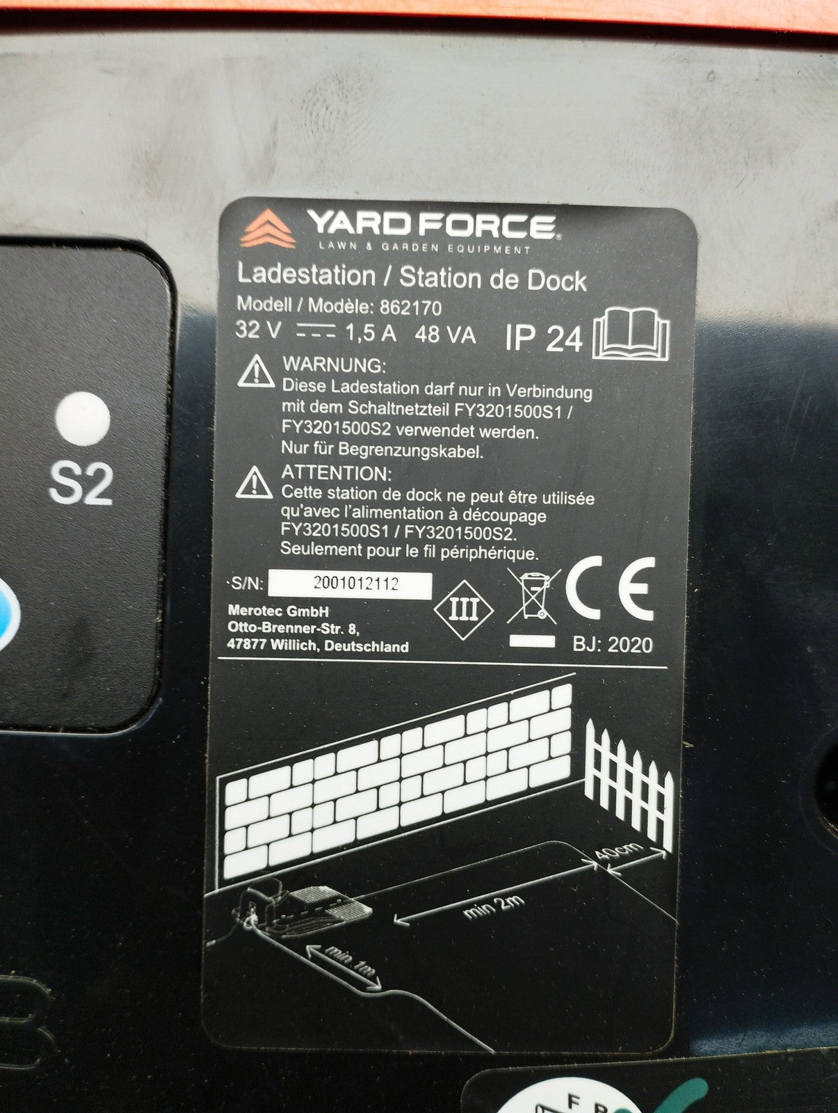 YARD FORCE Mähroboter NX100i bis zu 1000 qm, I40009