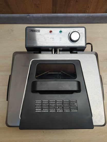 Princess 185000 Fritteuse, 5 L, 3 Frittierkörbe, I36366