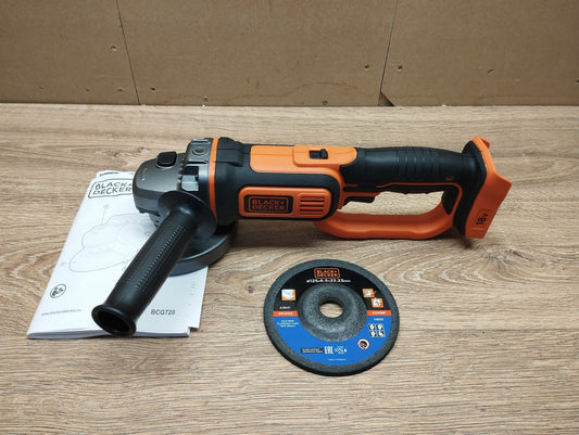 Black&Decker BCG720 Akku-Winkelschleifer solo, I40681