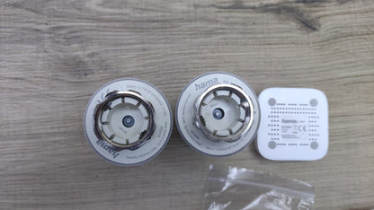 Hama 00176650 Heizkörperthermostat, Starter-Set 2 St. mit Hub, I35369