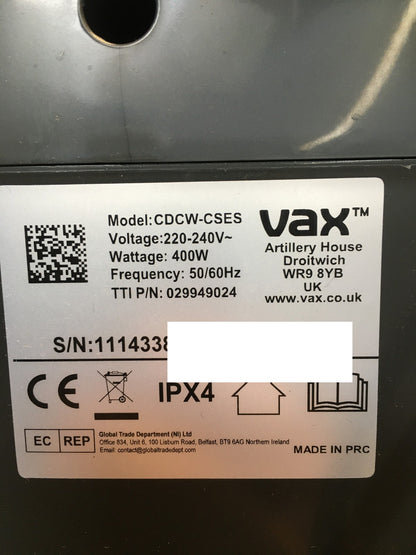 Vax SpotWash Teppich- und Polsterreiniger CDCW-CSES, I36016