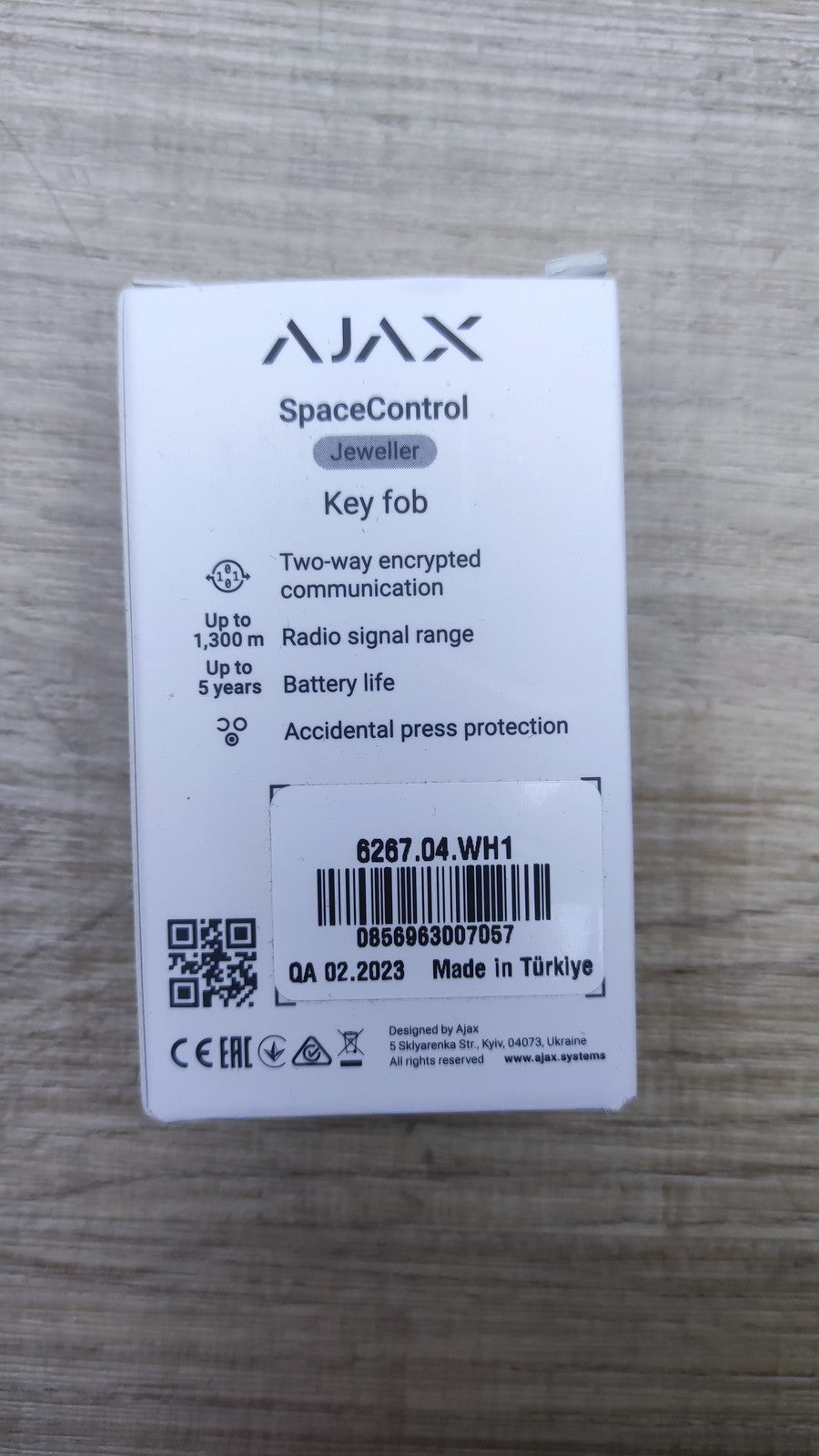 AJAX SpaceControl Fernbedienung 6267.04.WH1, I35646