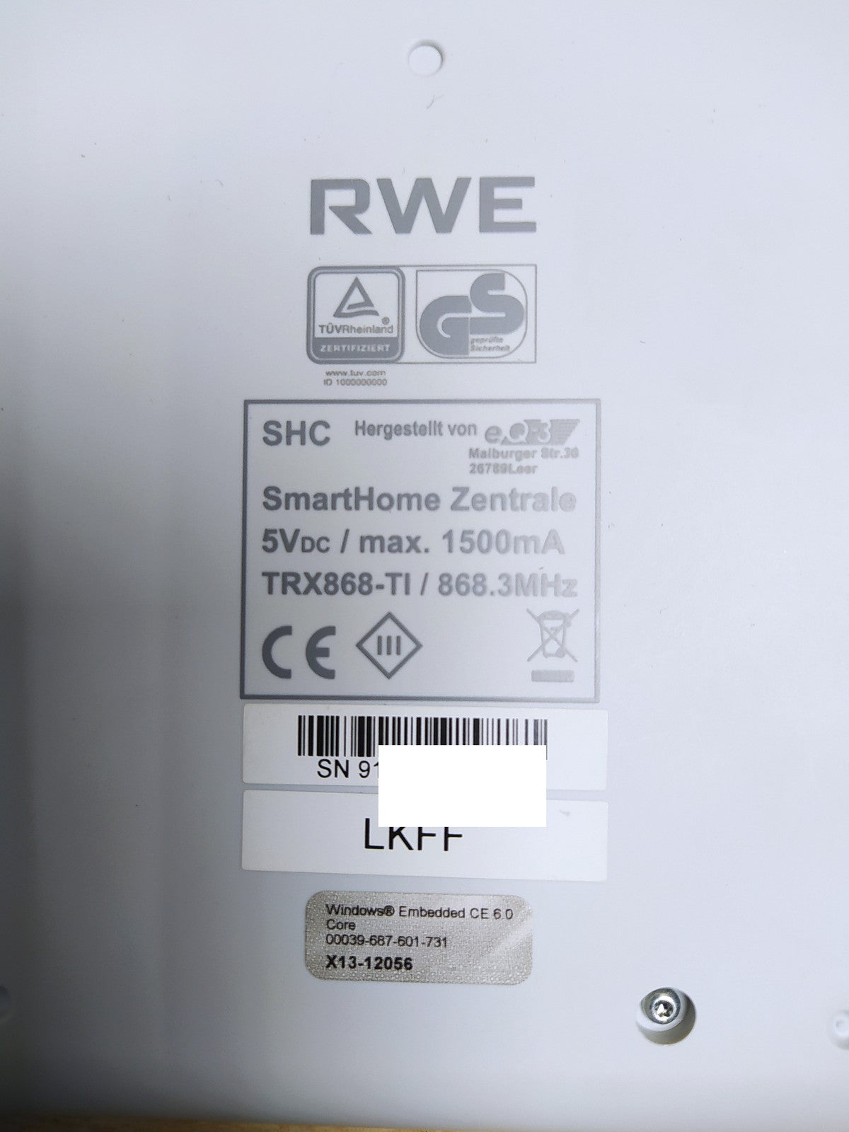 RWE SmartHome Zentrale, I35713