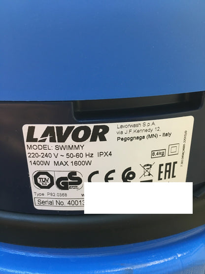 Lavor Swimmy Poolreiniger 1600 Watt, I37158