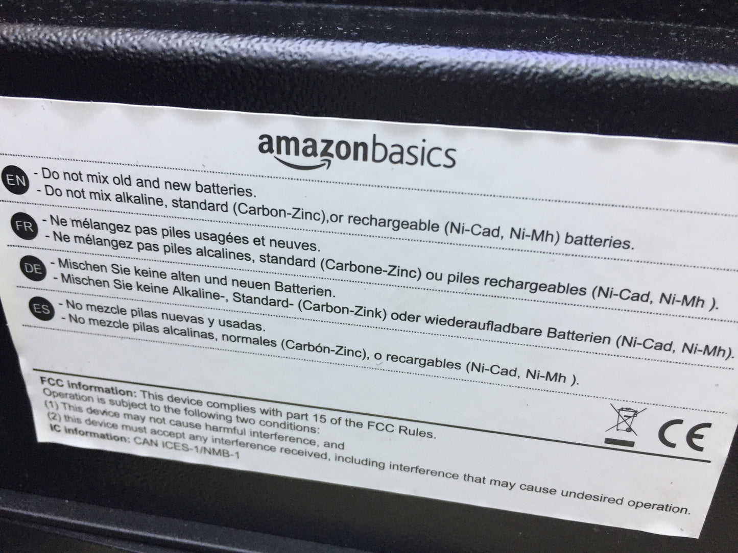 AmazonBasics Tresor 14 l Schwarz, I27033