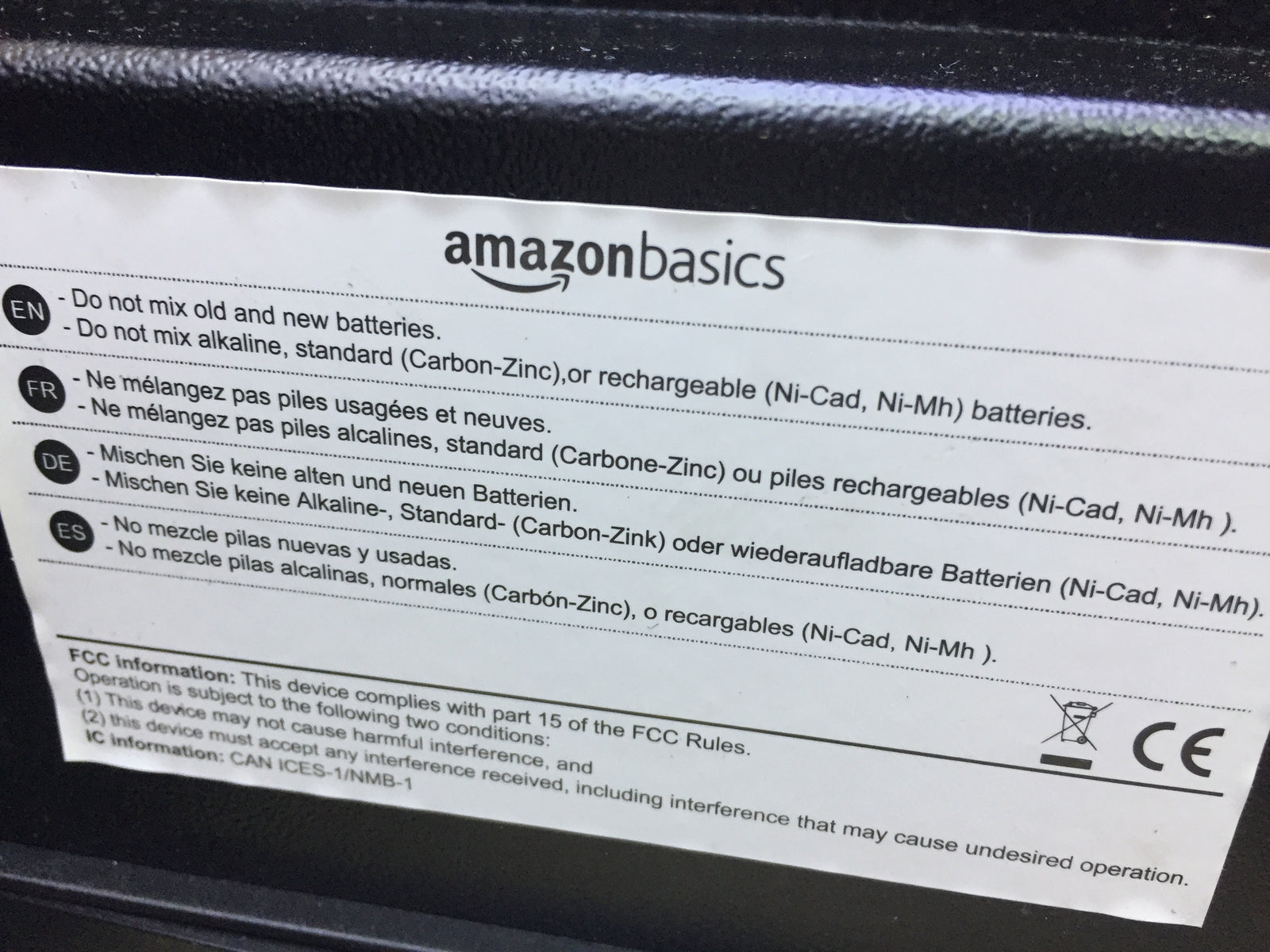 AmazonBasics Tresor 14 l Schwarz, I27033