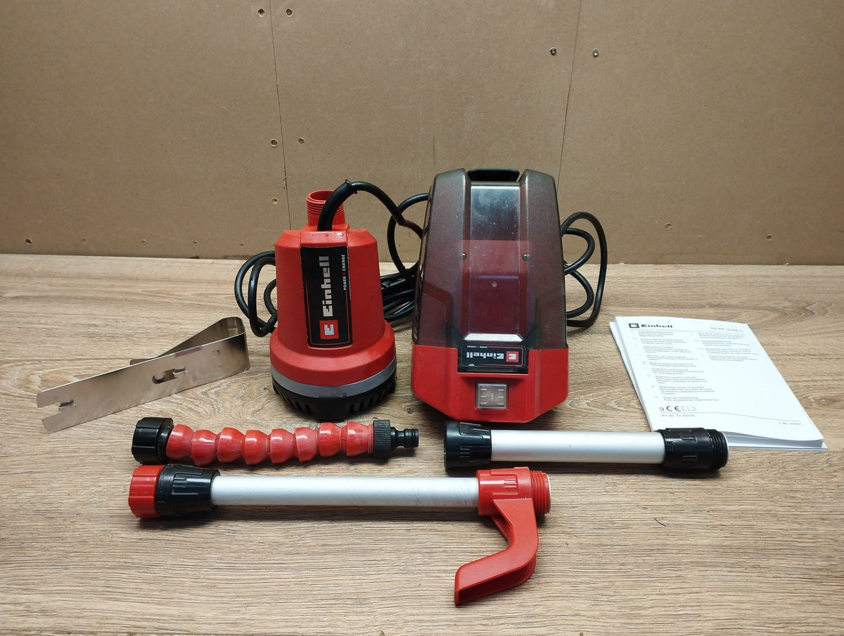 Einhell Akku-Tauchdruck/Regenfasspumpe GE-PP 18 RB Li Solo,18 V, I40731