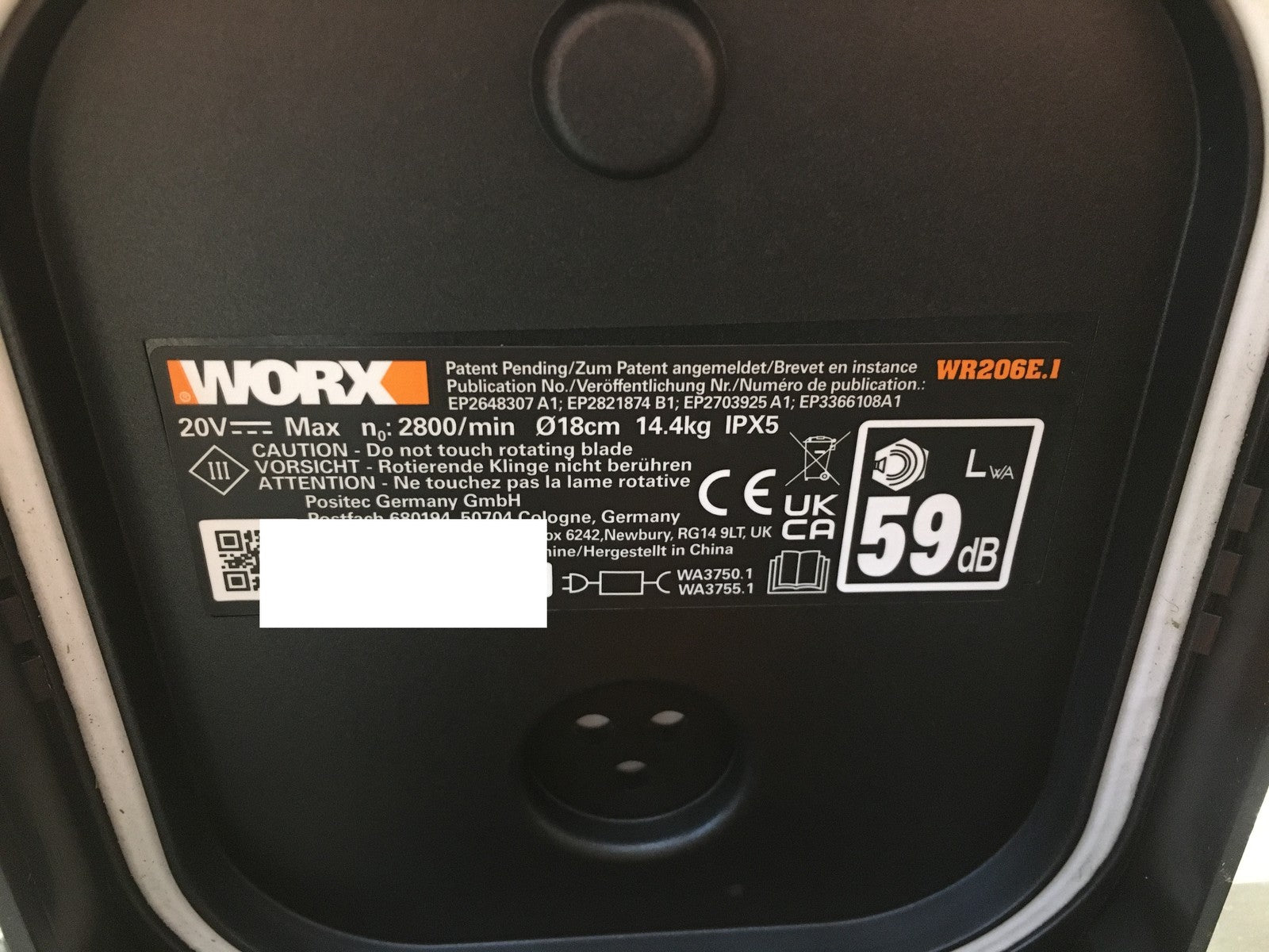 WORX Landroid Vision M600 Mähroboter ohne Begrenzungskabel WR206E.1 I38033
