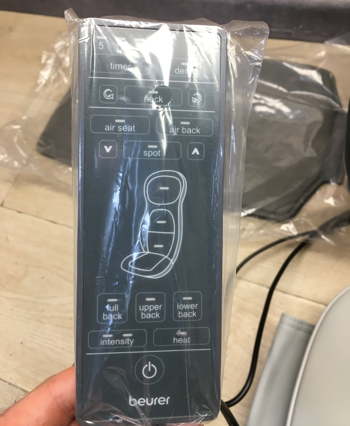 Beurer MG 320 Massagesitzauflage für Rücken Nacken Oberschenkel I37760