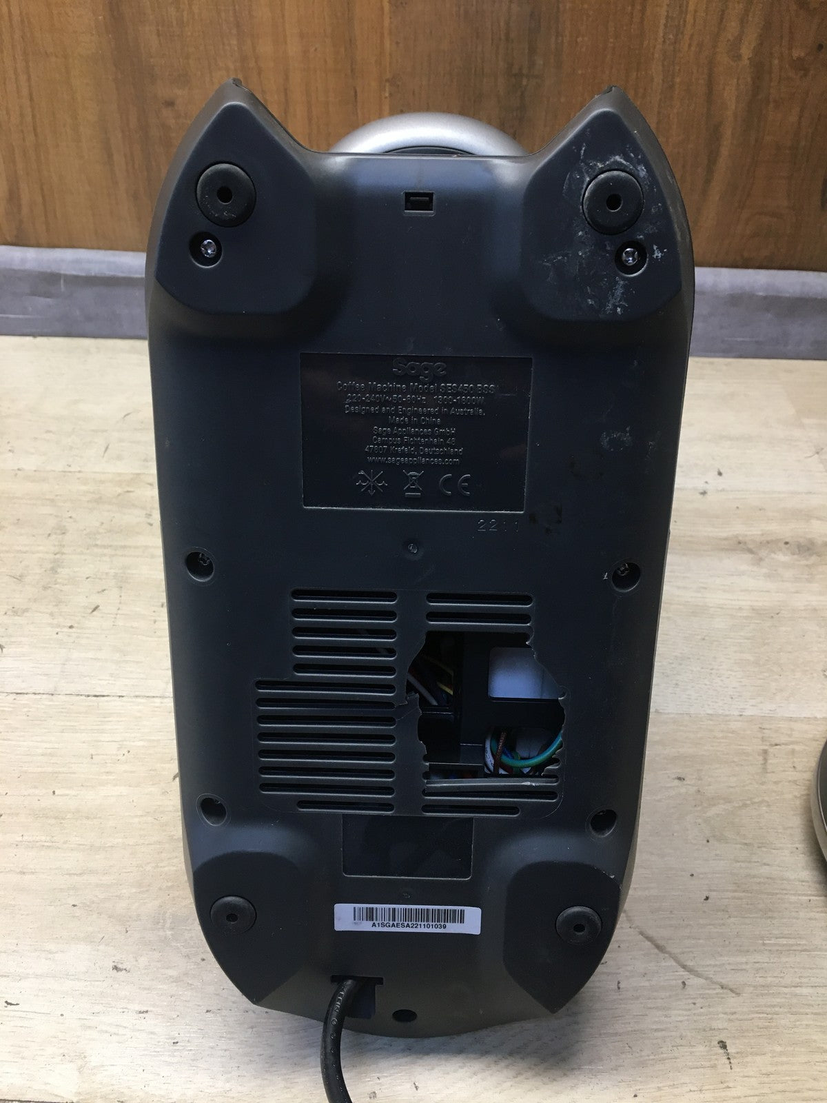 Sage SES450 Kaffeemaschine mit Milchaufschäumer, I39065