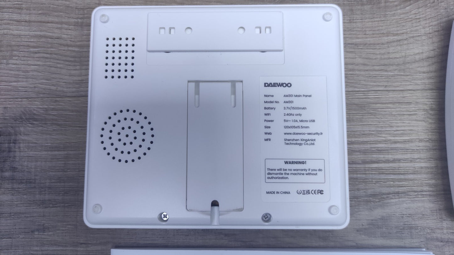 Daewoo AM301 Alarmanlage Set, Zentrale mit Touchscreen, I35537