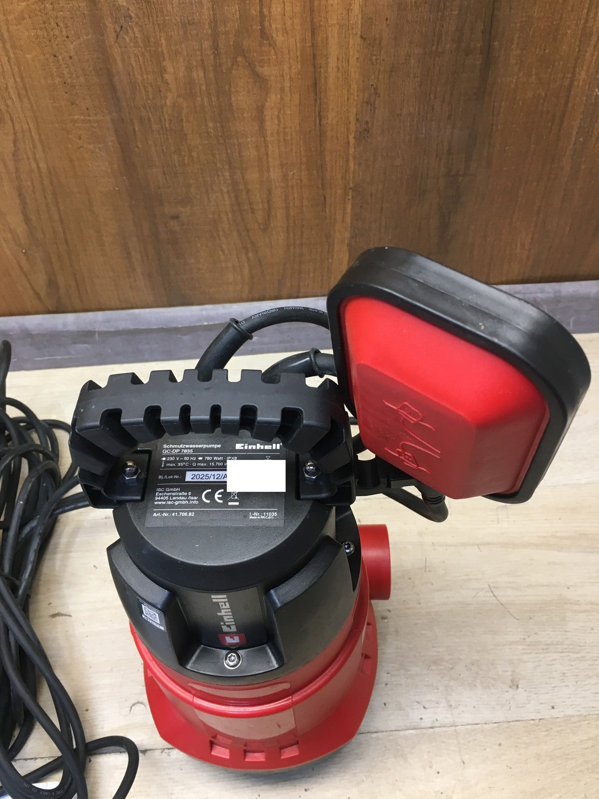 Einhell GC-DP 7835 Elektro-Schmutzwassertauchpumpe (4170682), I39867
