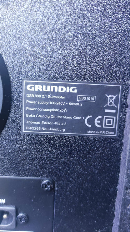 Grundig DSB 990 2.1 Soundbar & Subwoofer (GSS1010), I37728