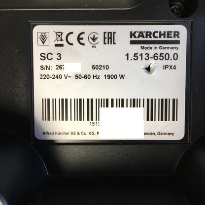 Kärcher 1.513-650.0 Dampfreiniger SC 3 EasyFix, I37119