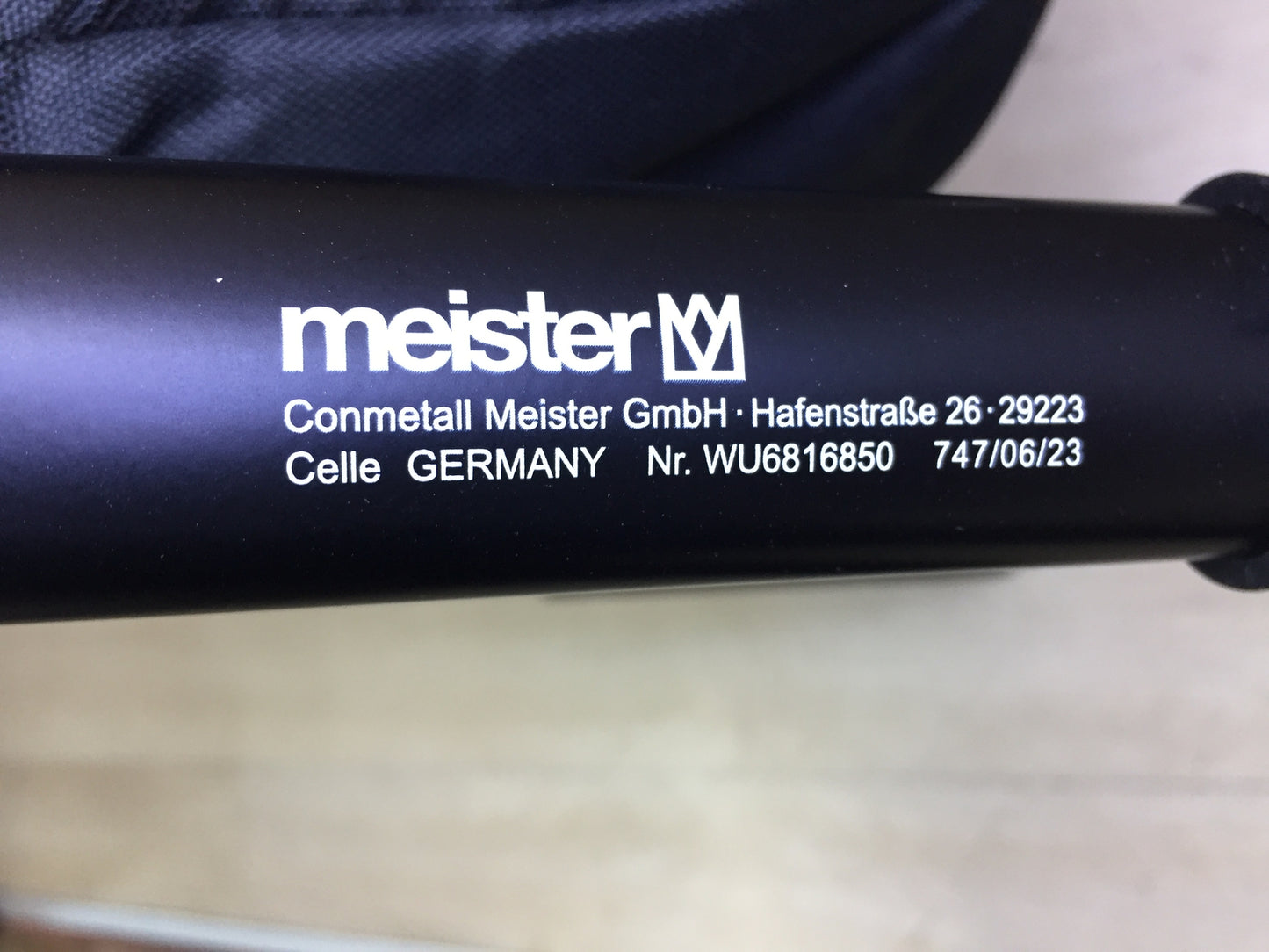 Meister Einkaufstrolley & -rucksack 45 L (6816850), Black Edition, I32380