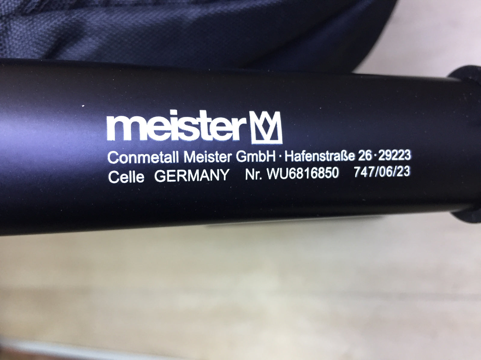 Meister Einkaufstrolley & -rucksack 45 L (6816850), Black Edition, I32380