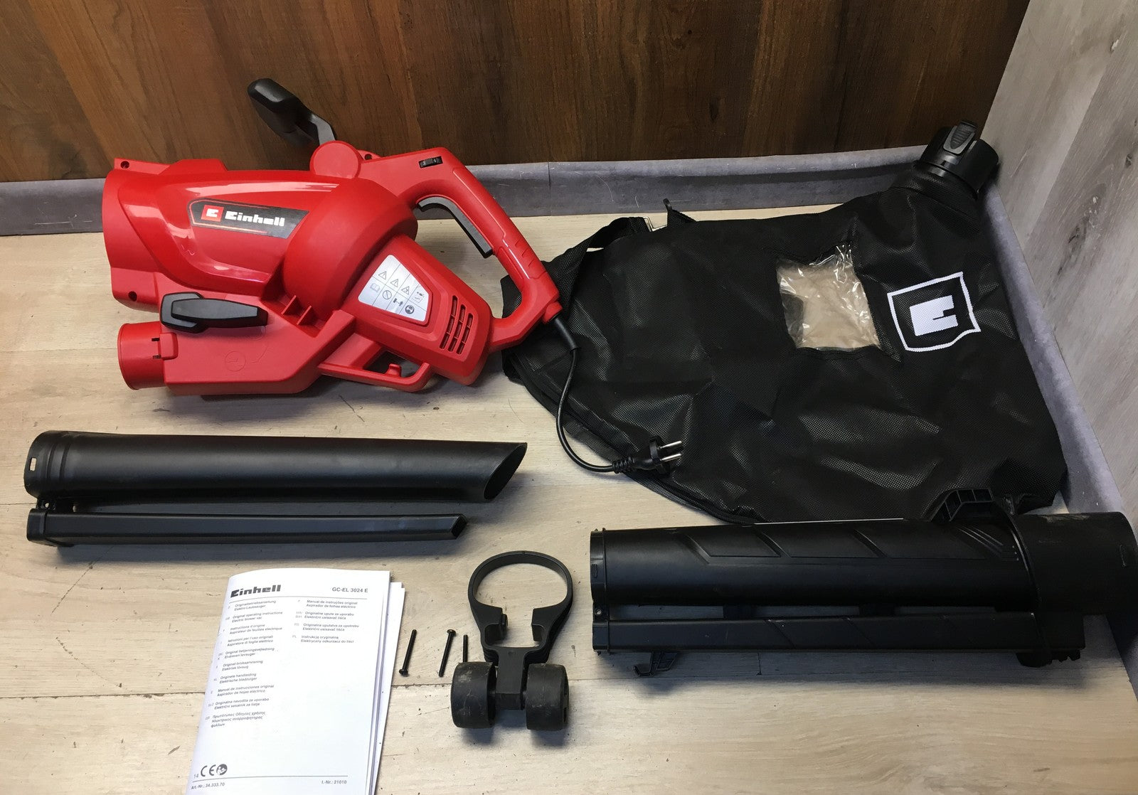 Einhell Elektro-Laubsauger GC-EL 3024 E (3433370), Saug-/Blasfunktion, I37893