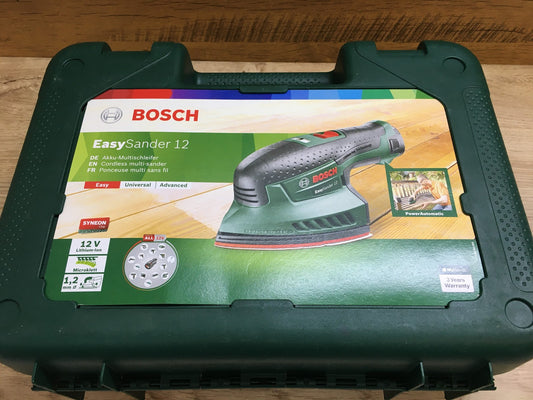 Bosch DIY EasySander 12 Akku-Multischleifer, ohne Akku, mit Ladegerät, I40172