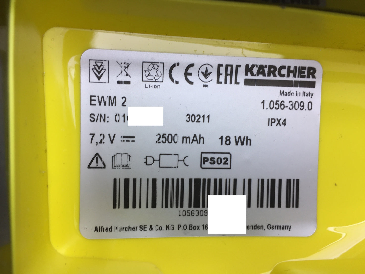 Kärcher Elektrischer Wischmopp EWM 2 (1.056-309.0), I27474