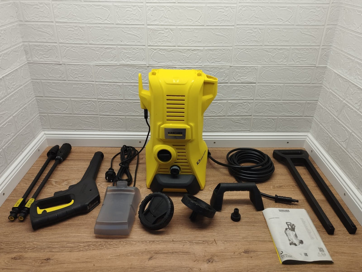 Kärcher K3 Power Control Hochdruckreiniger 1.676-100.0 mit Dreckfräser gelb