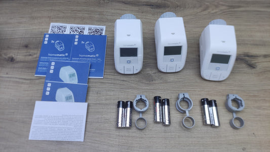 Homematic IP Erweiterungsset Heizen HmIP-SK24, 3x Thermostat, 161216A1A, I38620