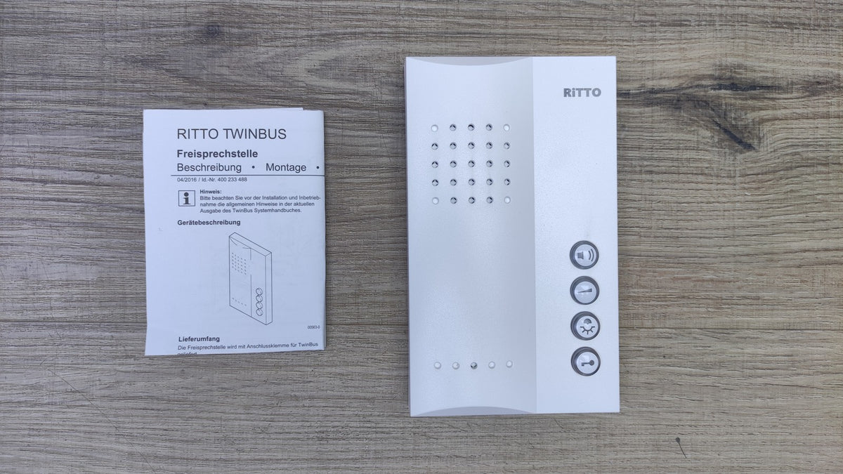 Ritto Gegensprechanlage 1723070, weiß, I40848
