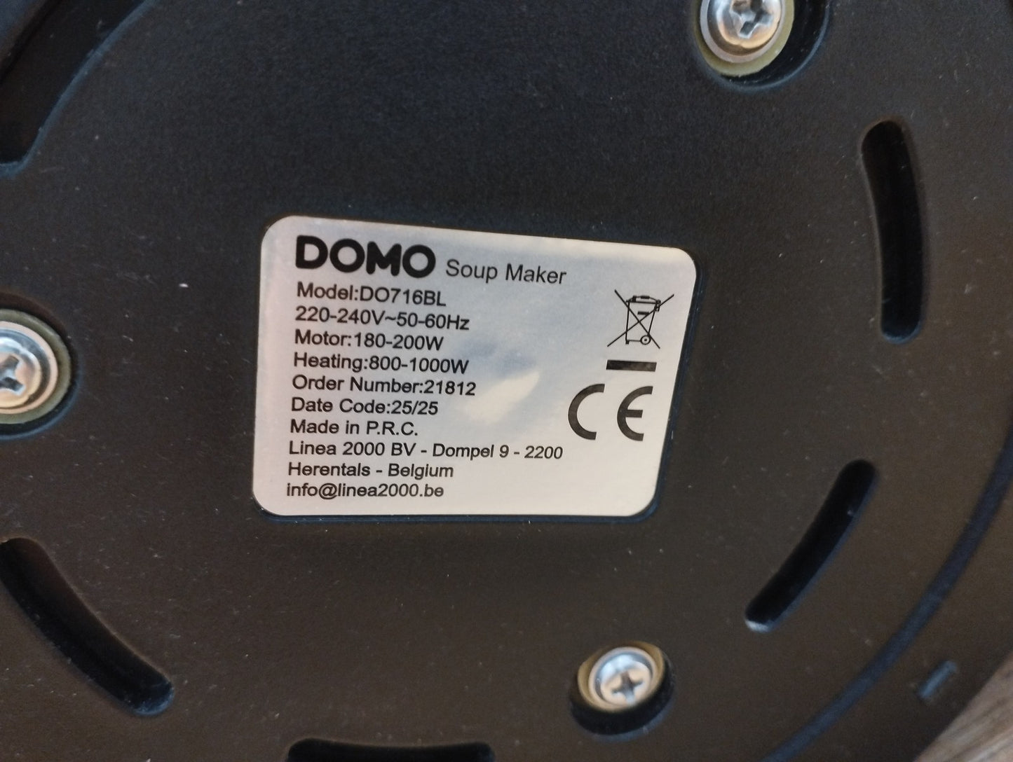 Domo DO716BL Suppenkocher 2,2L, I39424