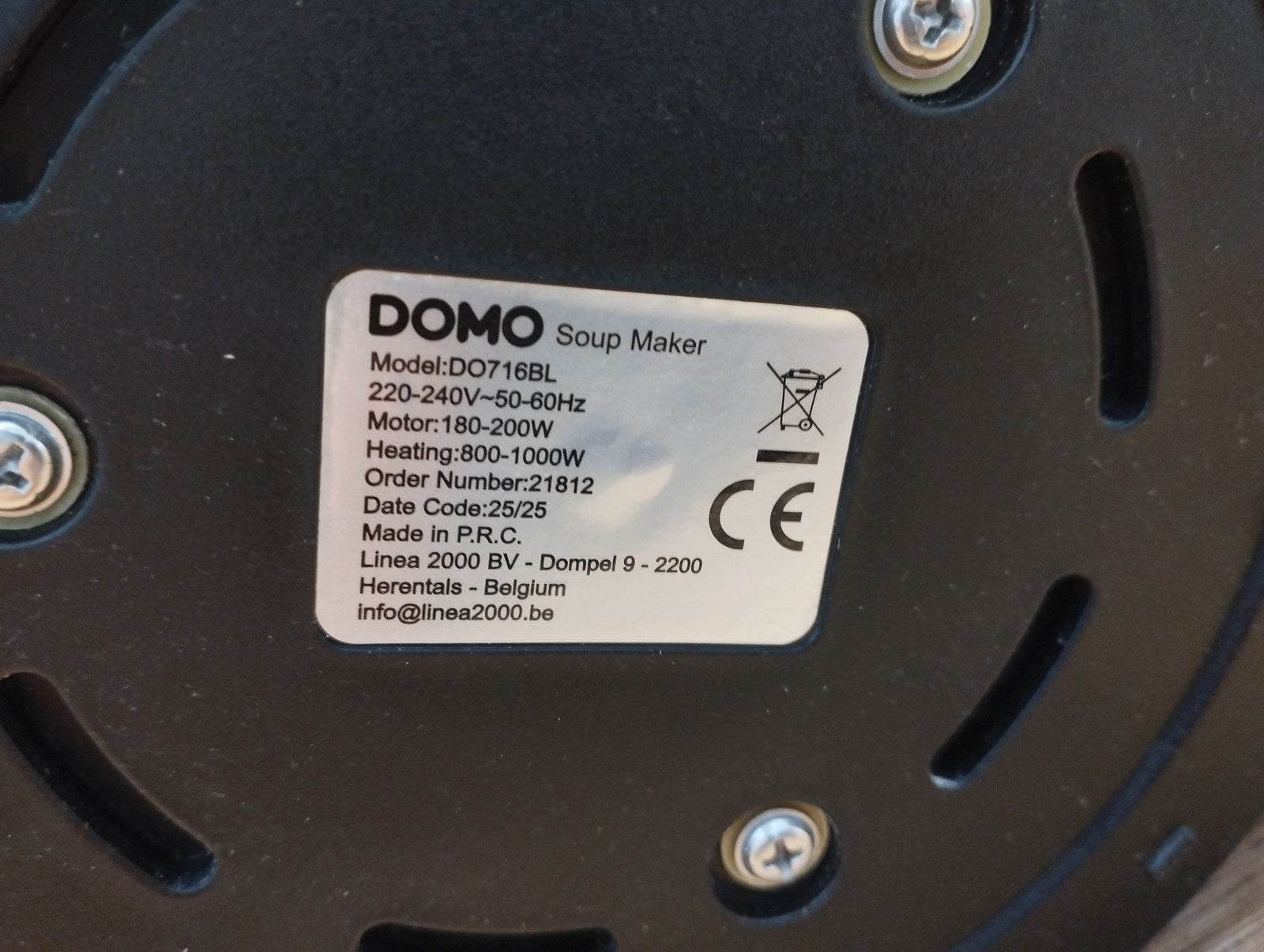 Domo DO716BL Suppenkocher 2,2L, I39424