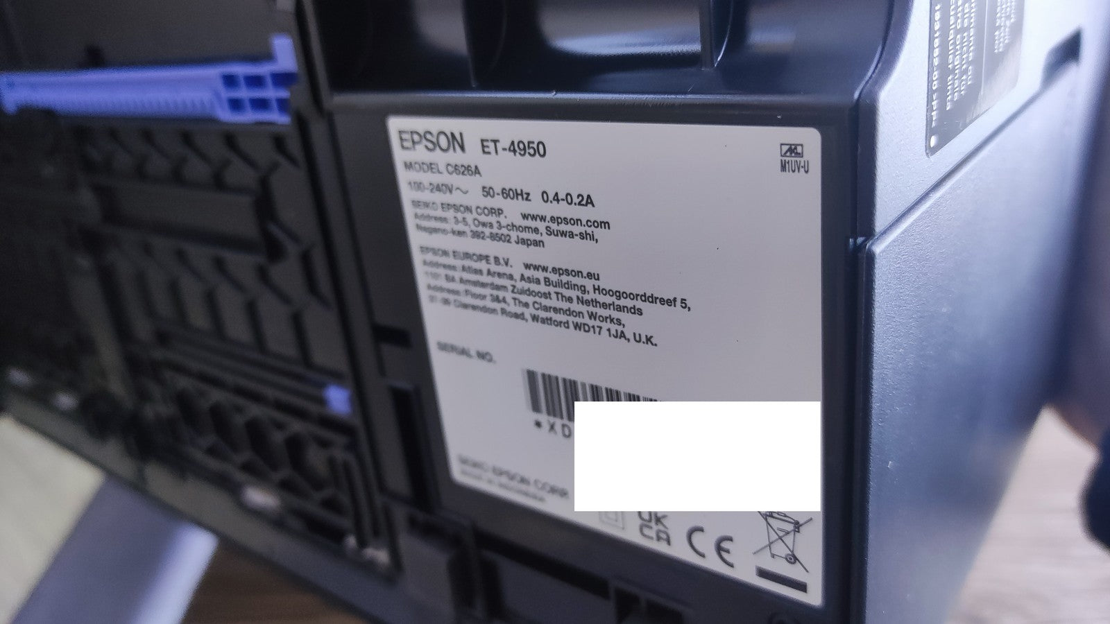 Epson EcoTank ET-4950 A4-Tintentank-Multifunktionsdrucker, I36747
