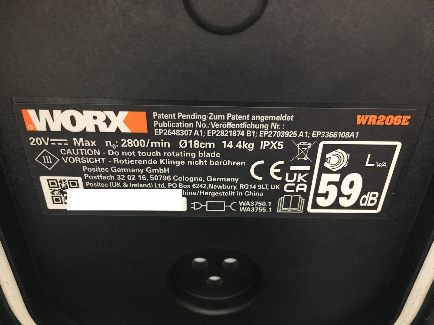 WORX Landroid Vision M600 Mähroboter ohne Begrenzungskabel WR206E, I38188
