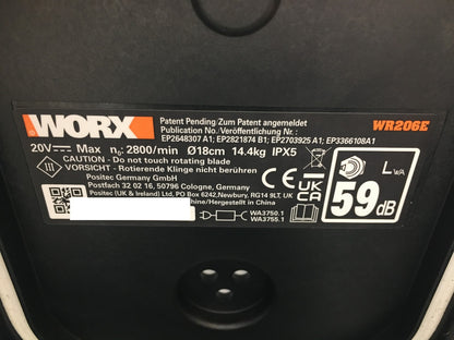 WORX Landroid Vision M600 Mähroboter ohne Begrenzungskabel WR206E, I38188