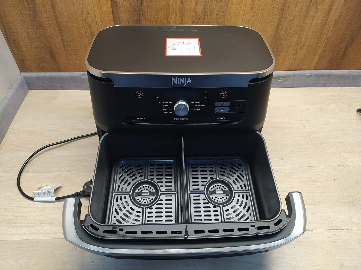 Ninja Foodi FlexDrawer Dual Zone Heißluftfritteuse AF500EU, I36307