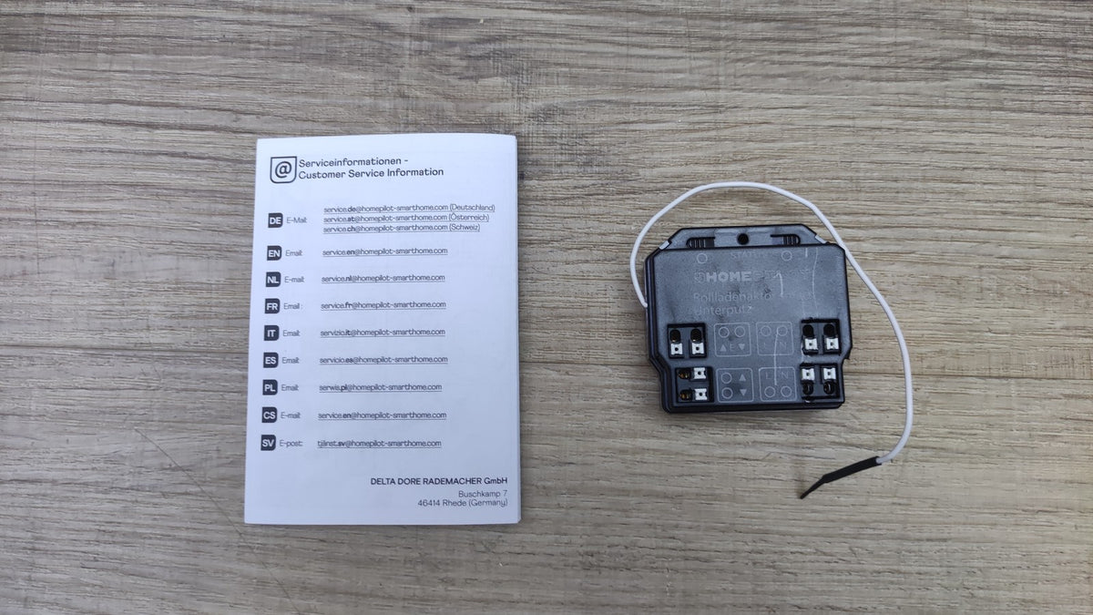 HOMEPILOT 10941001 Rollladenaktor smart Unterputz, I40983