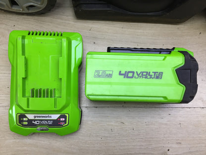 Greenworks 2501907 Akku-Rasenmäher G40LM35 35cm 40V 1x Akku I33135