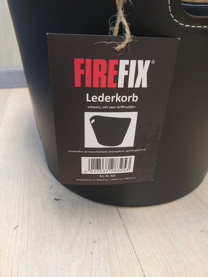 FIREFIX 822 Lederkorb/Holzkorb schwarz, oval, I37732