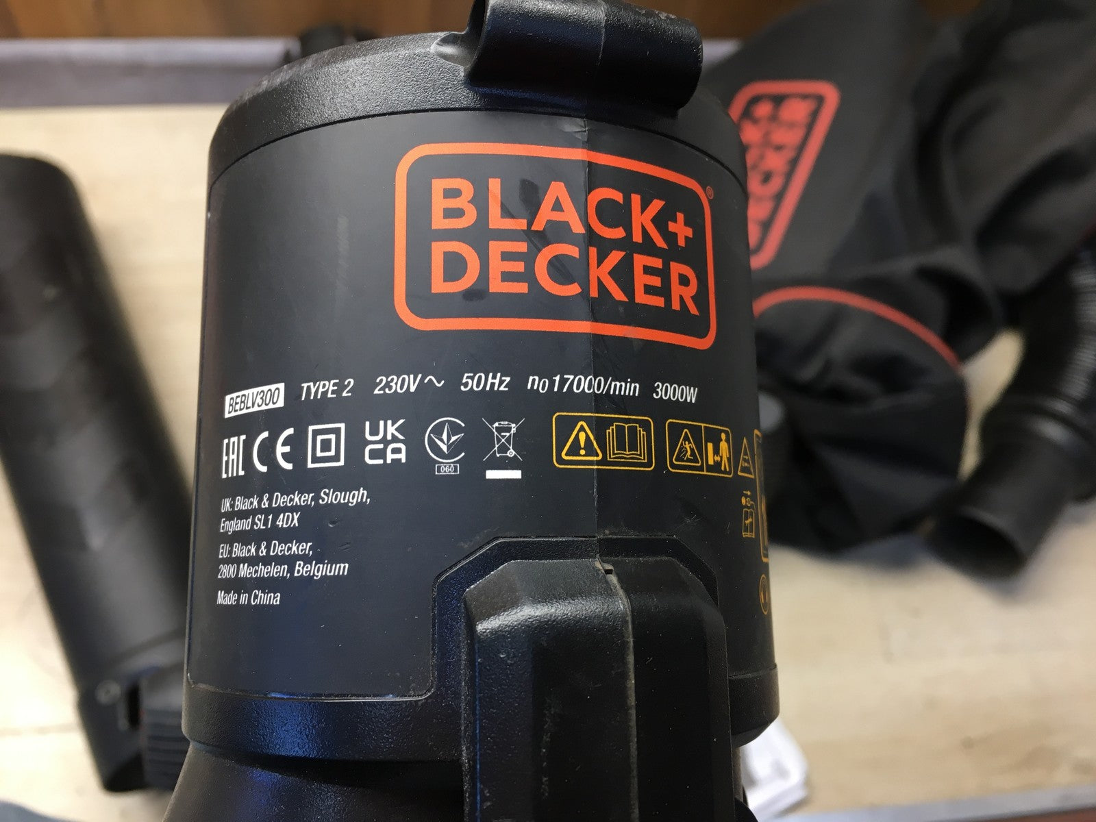 Black&Decker BEBLV300 Elektro-Laubsauger/-bläser 3.0kW 72l, I38356