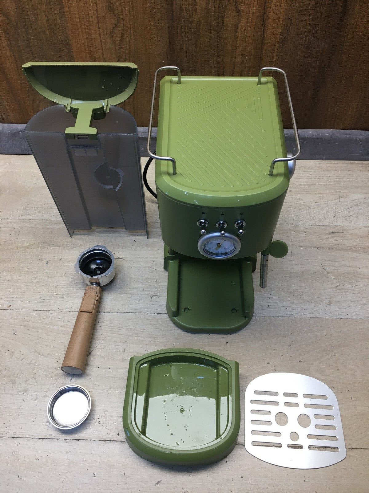 Cecotec Espressomaschine Power Espresso 20 Retro Green (01723) Grün, I39716