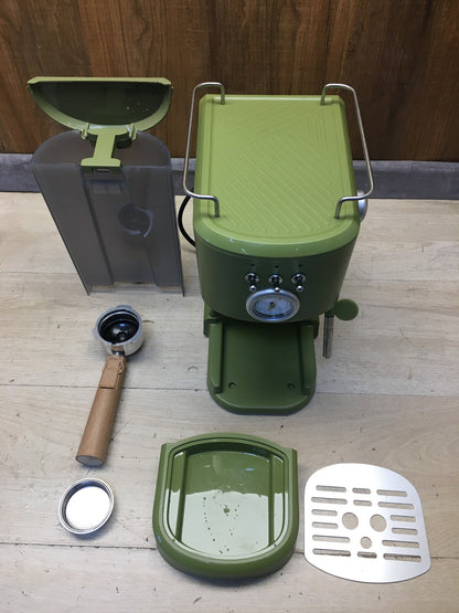 Cecotec Espressomaschine Power Espresso 20 Retro Green (01723) Grün, I39716
