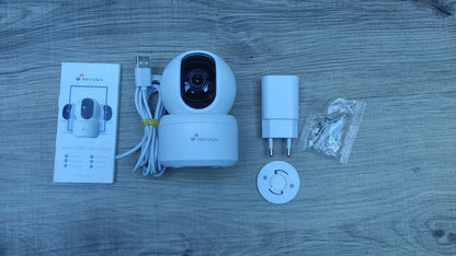 NIVIAN WLAN‑Innenkamera NVS-IPC-IS4, 360° SuperHD 2K, I34490