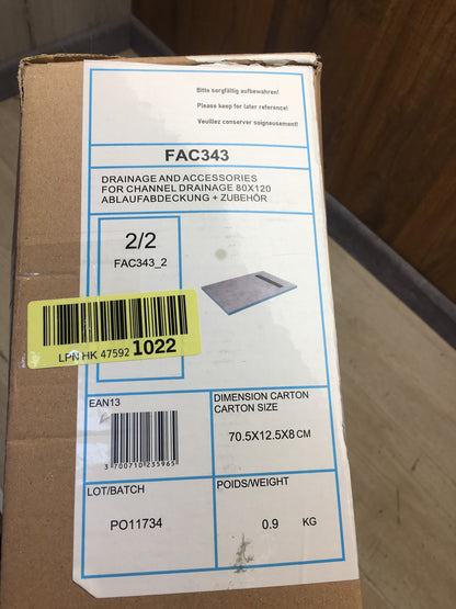 Aurlane FAC343 Duschrinne 70,5 cm, I39956