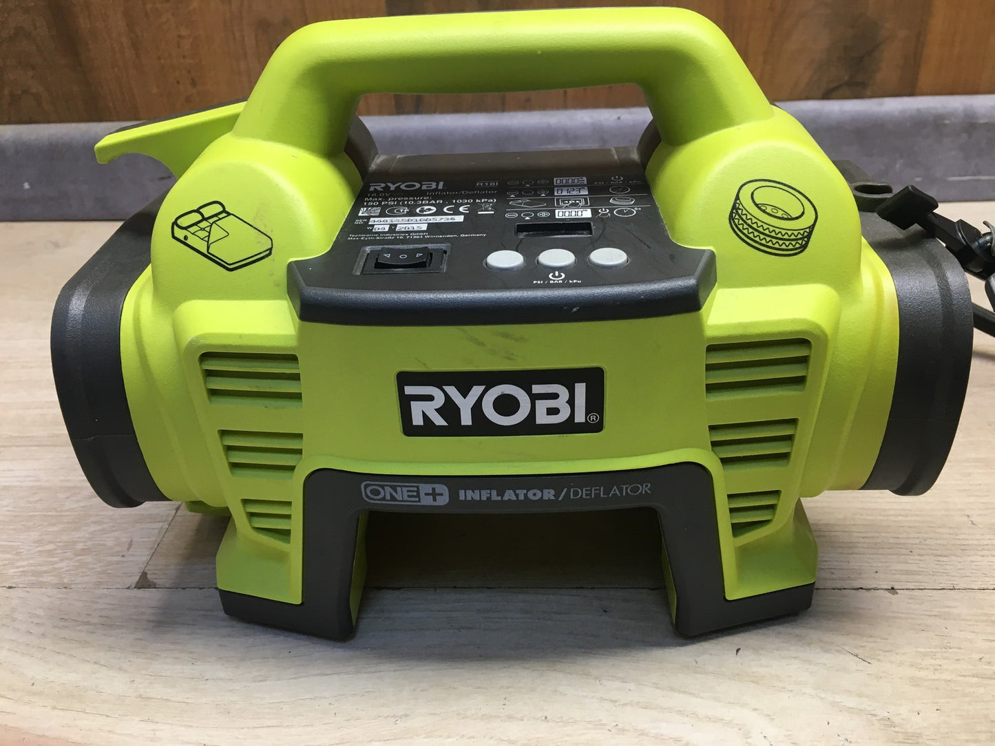 Ryobi R18I-0 Akku-Kompressor Druckluftkompressor SOLO 5133001834, I39936