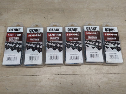 6x OZAKI Semi-Pro ZK325SC50-E72 Sägekette 0.325" 72 TG, I38015