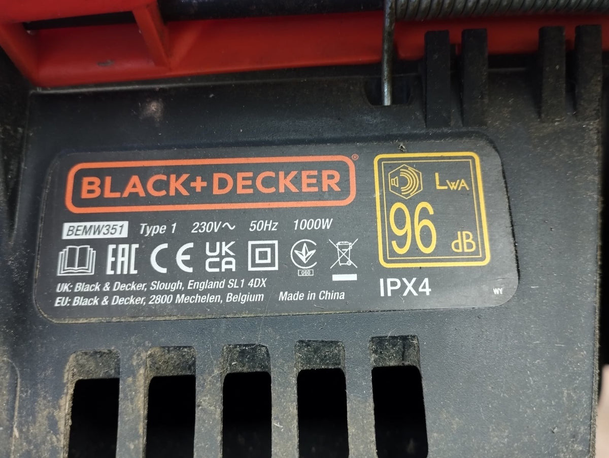 Black&Decker BEMW351 Elektro-Rasenmäher 1.0kW 32cm