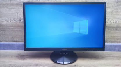 Asus VA249HE Monitor 23.8" FHD 1920x1080 VA Panel HDMI VGA 60Hz 5ms (GtG)